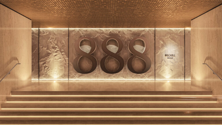 888 Brickell Building Entrance