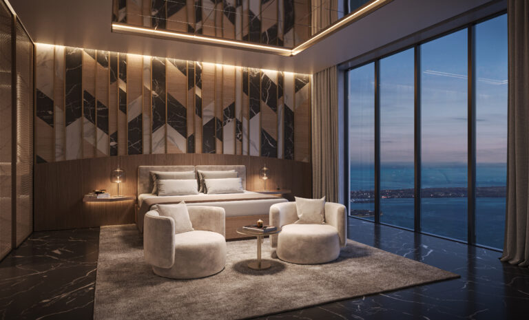 888 Brickell, Dolce&Gabbana, Bedroom, White, JDS Development Group