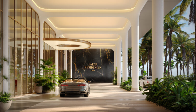 Faena Residences Miami_Porte Cochere