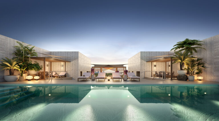 Rooftop Pool - Dusk
